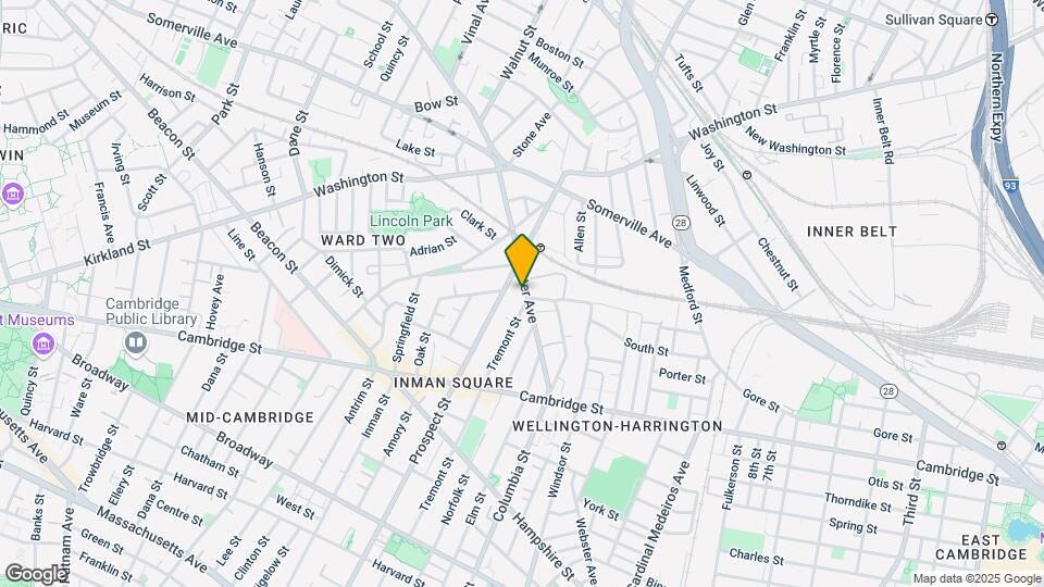 63 Webster Ave, Unit 1 Map and Location Details