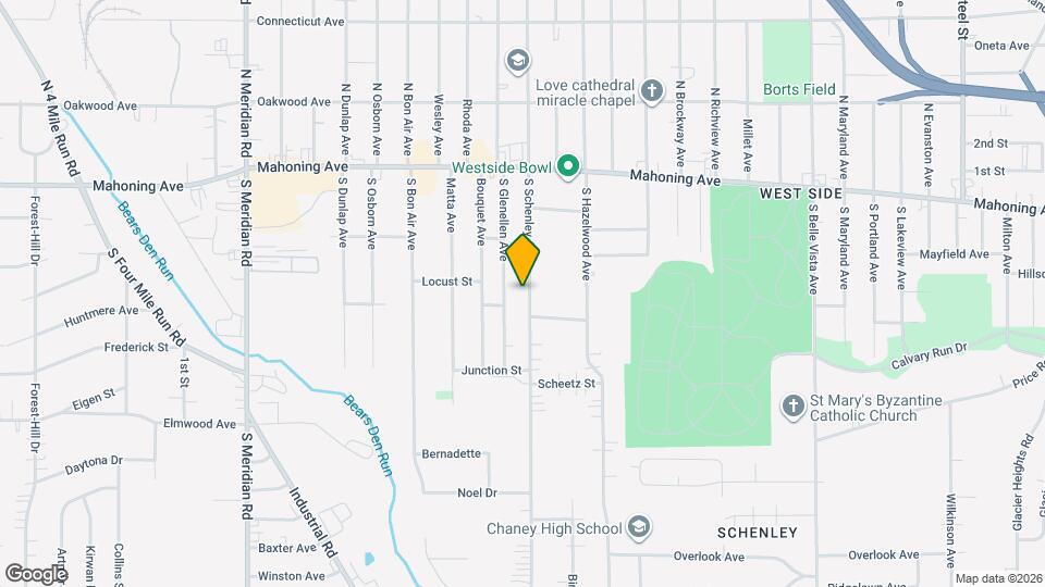 154 S Schenley Ave Mapa y Detalles de la Ubicación