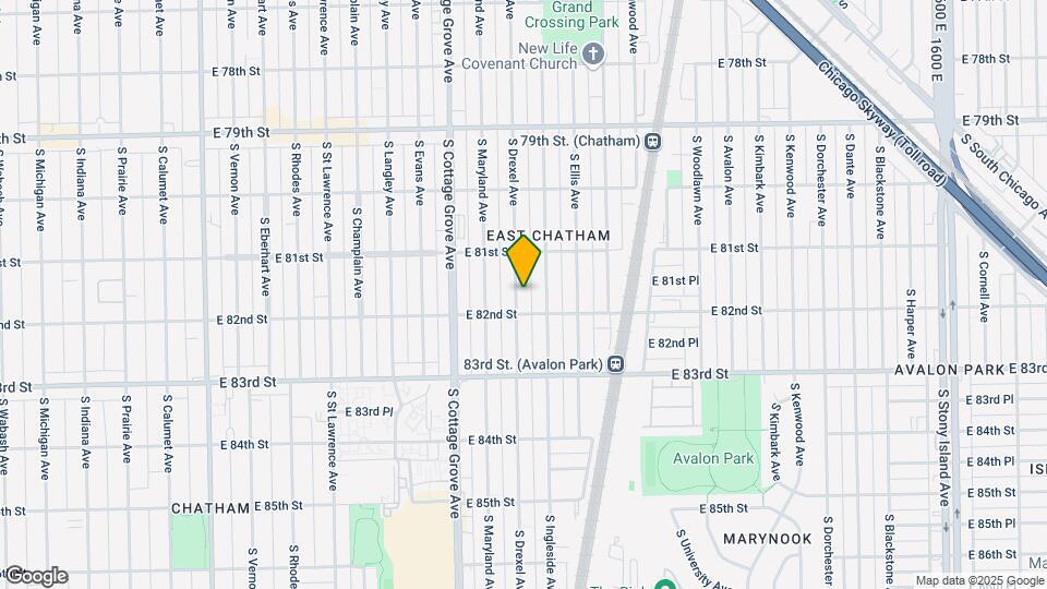 8145 S Drexel Ave Mapa y Detalles de la Ubicación