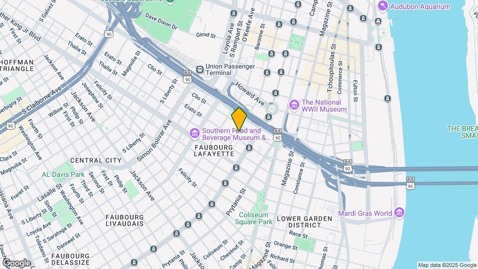 1226 Carondelet St Mapa y Detalles de la Ubicación
