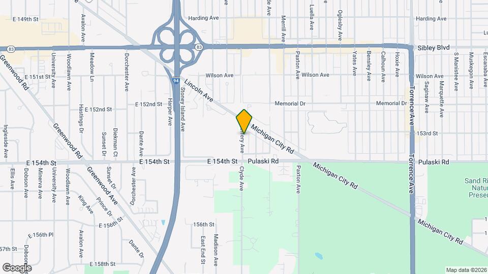 643 Jeffery Ave Map and Location Details