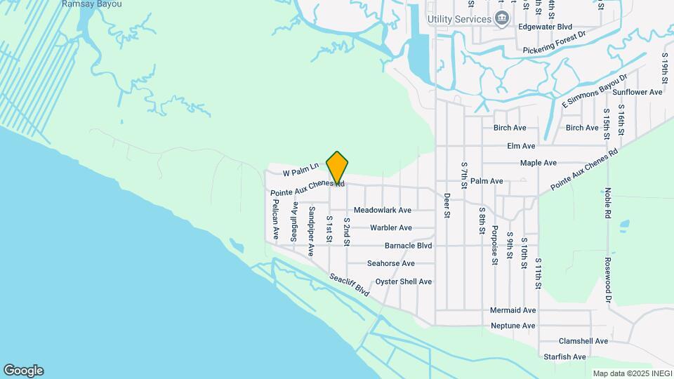 9309 Pointe Aux Chenes Rd Map and Location Details