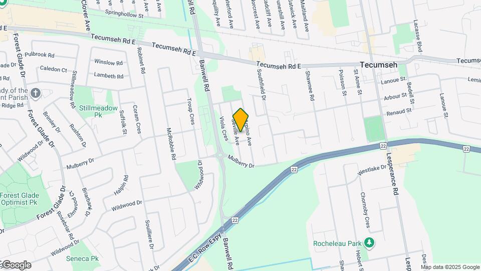 3198 Seville Ave Map and Location Details