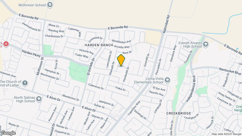 574 Yosemite Way Mapa y Detalles de la Ubicación