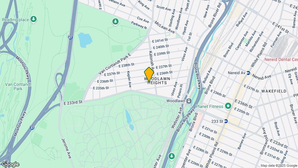 270 E 235th Map and Location Details