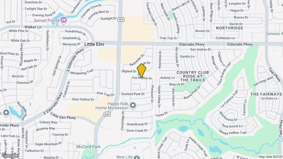 3132 Fox Hollow Dr Map and Location Details