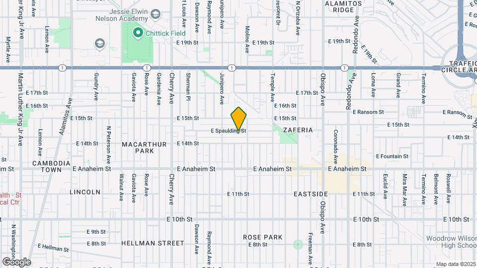 2506 E Spaulding St Map and Location Details