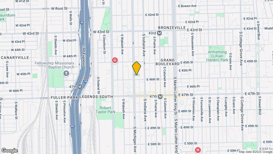 4559 S Michigan Ave Map and Location Details