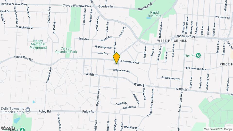 849 Hermosa Ave Mapa y Detalles de la Ubicación