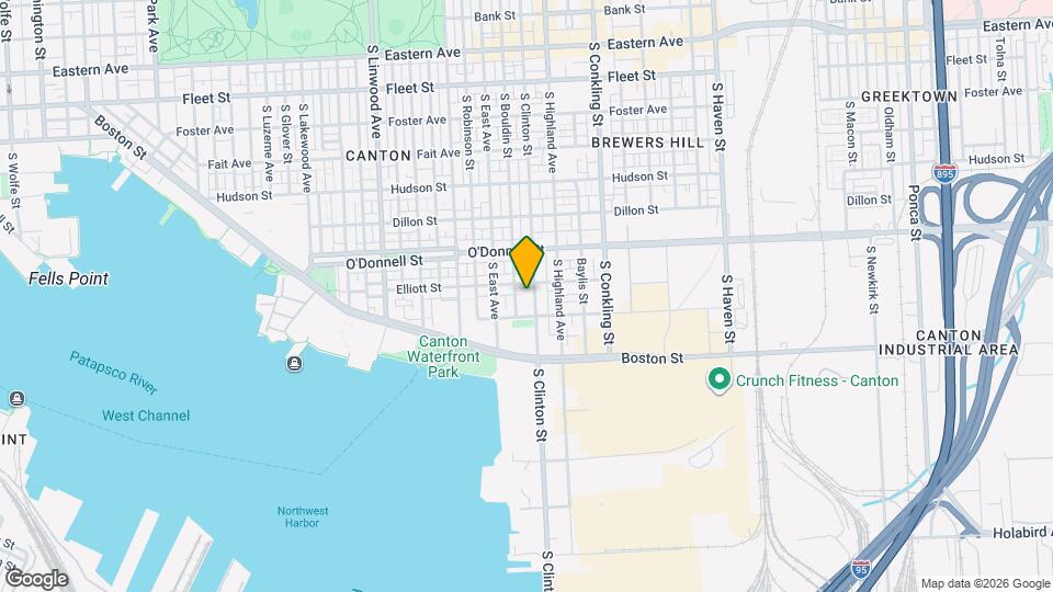 1202 S Clinton St Map and Location Details