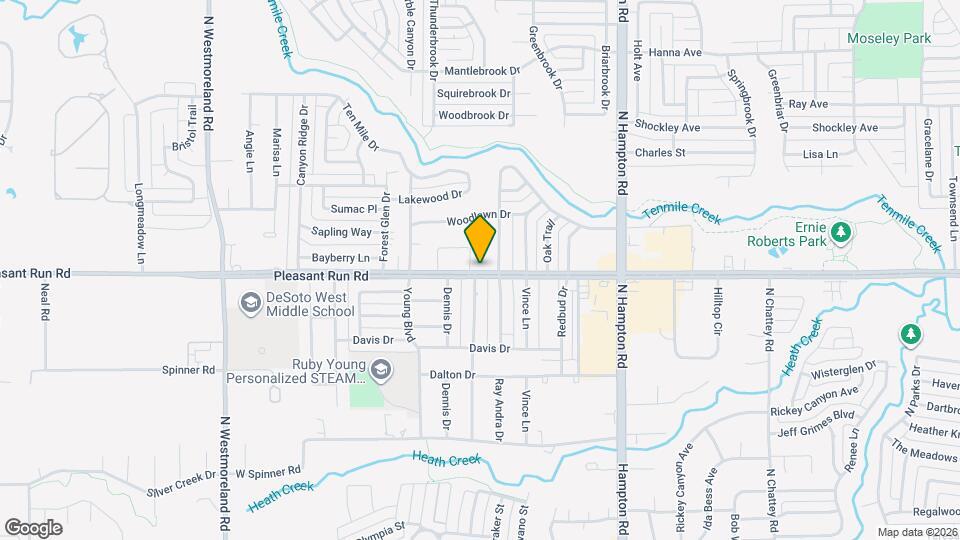 900 Valley Ridge Dr Map and Location Details
