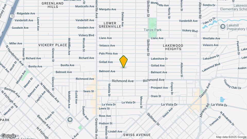 5901 Belmont Ave Map and Location Details
