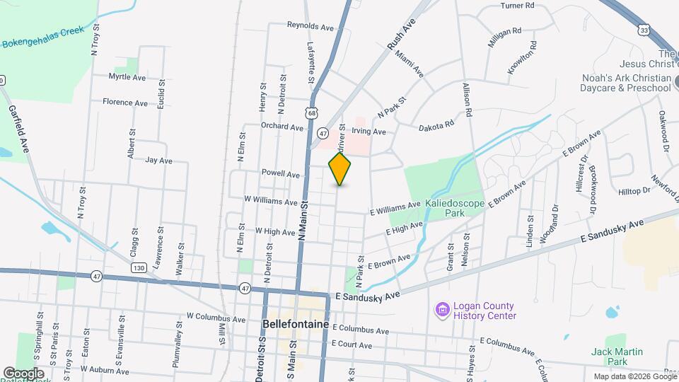 522 N Madriver St Map and Location Details