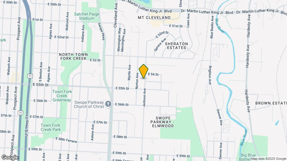 5420 Jackson Ave Map and Location Details