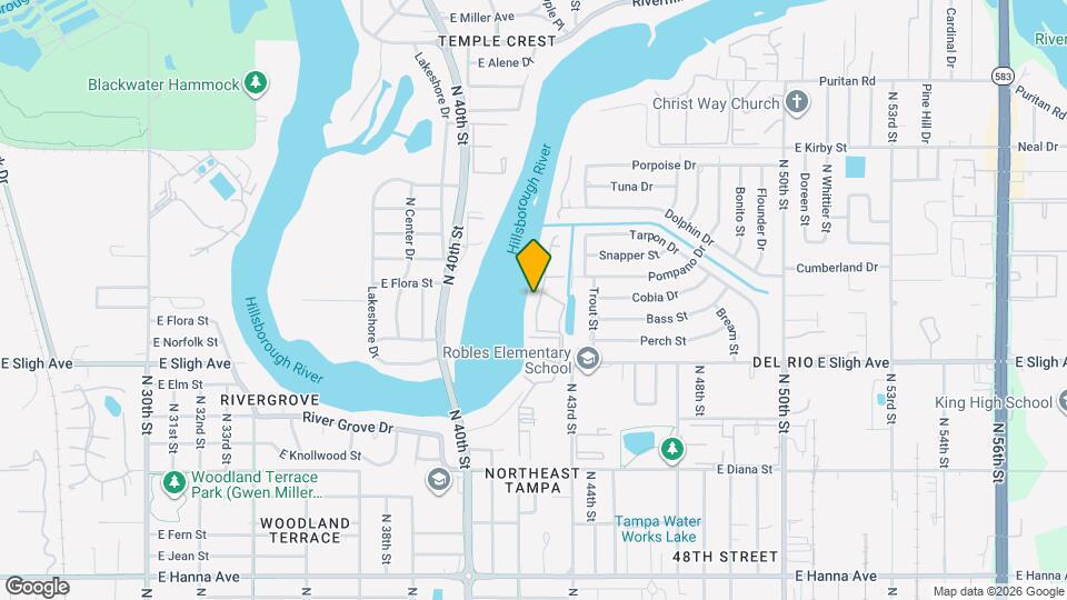 7202 E Bank Dr Map and Location Details