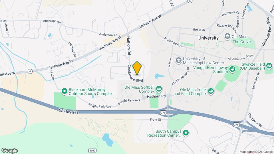 610 Hathorn Rd Map and Location Details