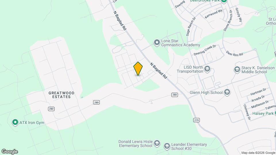 2432 Berryville Ln Map and Location Details