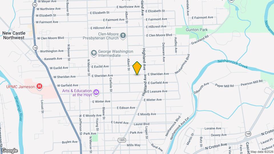 316 E Sheridan Ave Map and Location Details