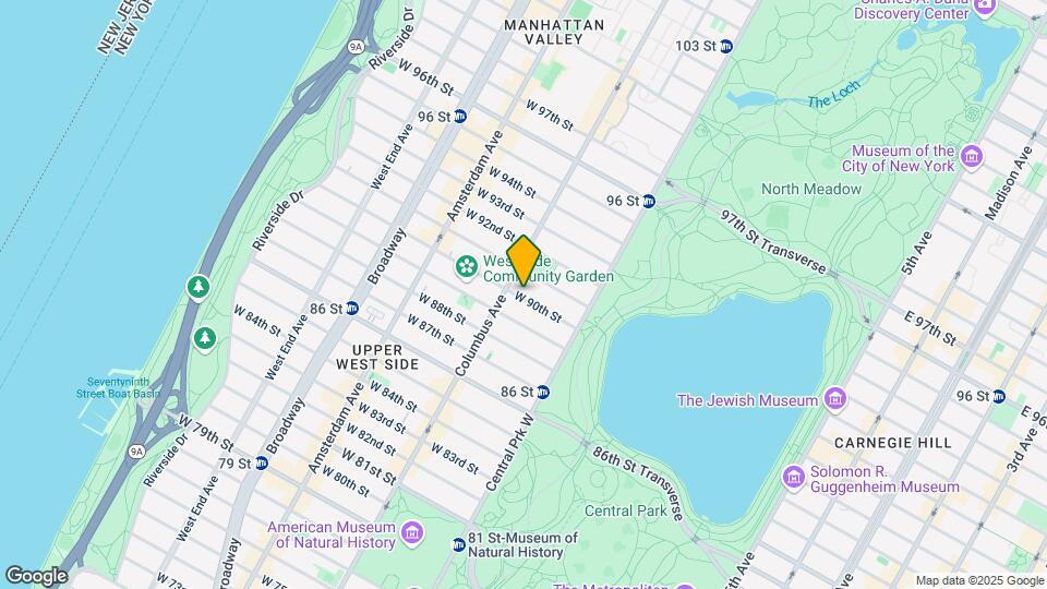 502 East 88th Street Map and Location Details
