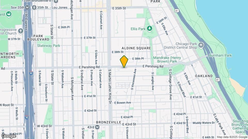 451 E Pershing Rd Map and Location Details