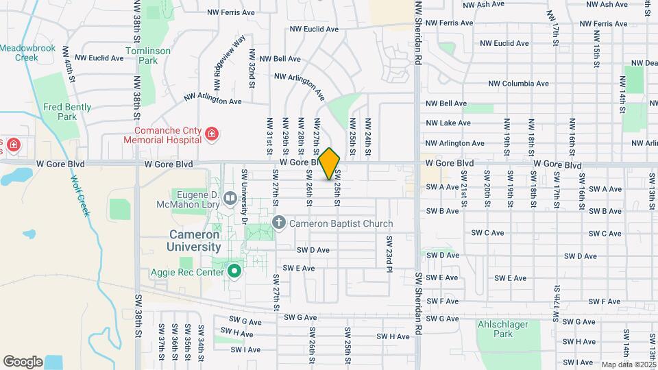 2506 SW Cornell Ave Map and Location Details