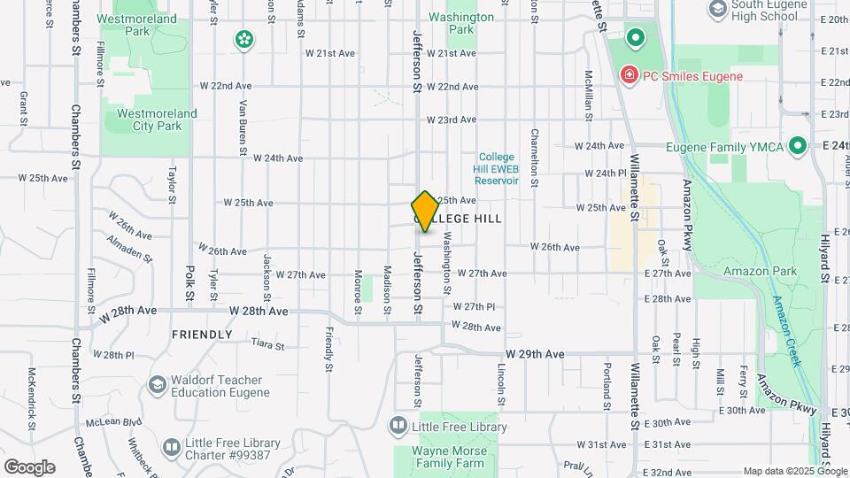 585 W 26th Ave Map and Location Details