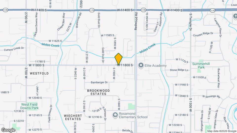 1859 W 11800 S Map and Location Details