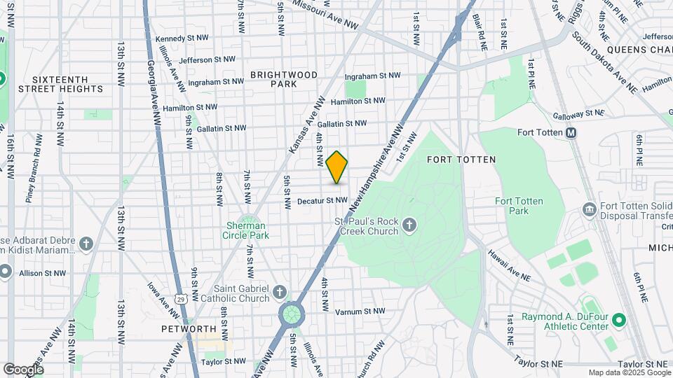314 Delafield Pl NW Mapa y Detalles de la Ubicación