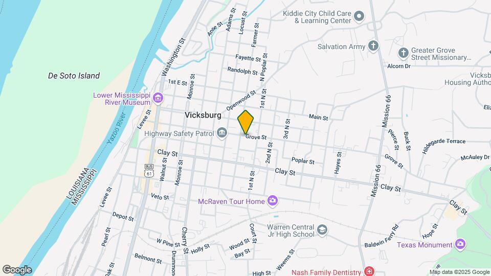 1326 Grove St Mapa y Detalles de la Ubicación