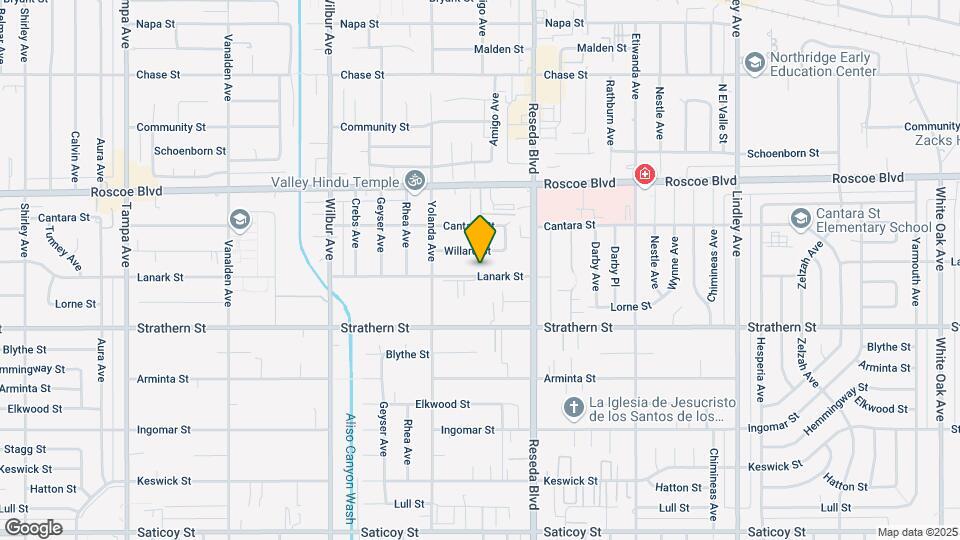 18601 Lanark St, Unit 121 Mapa y Detalles de la Ubicación