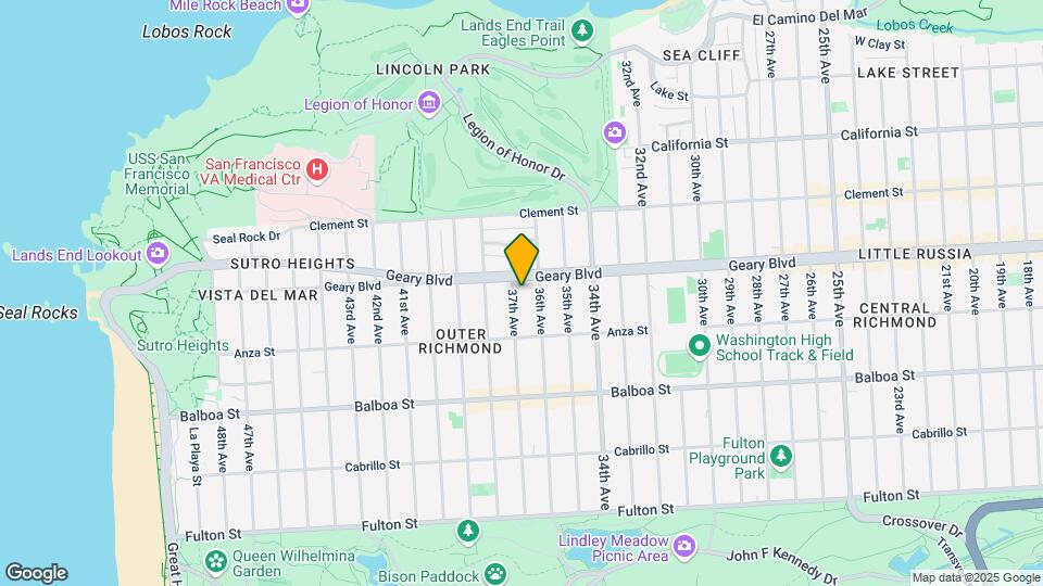 524 37th Ave Map and Location Details