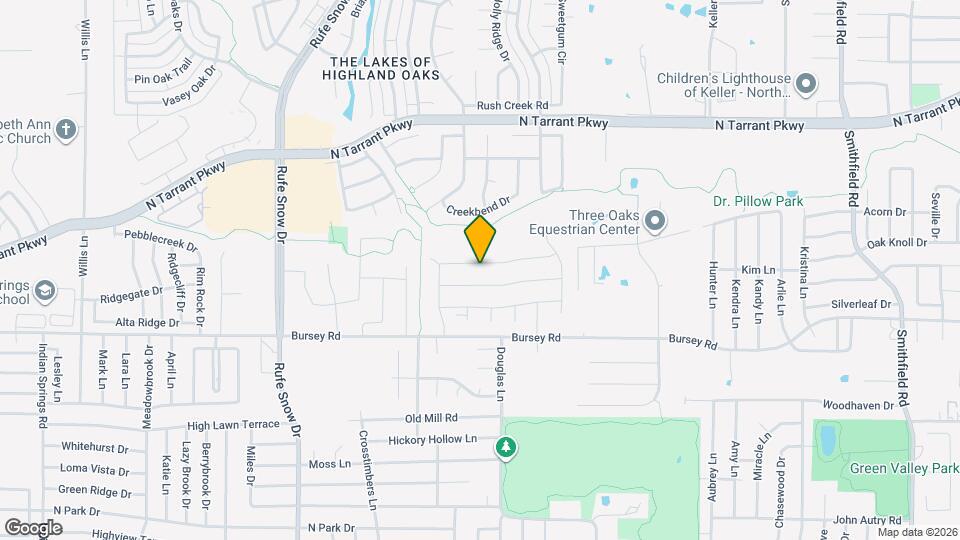 1914 Overlook Ridge Dr Map and Location Details