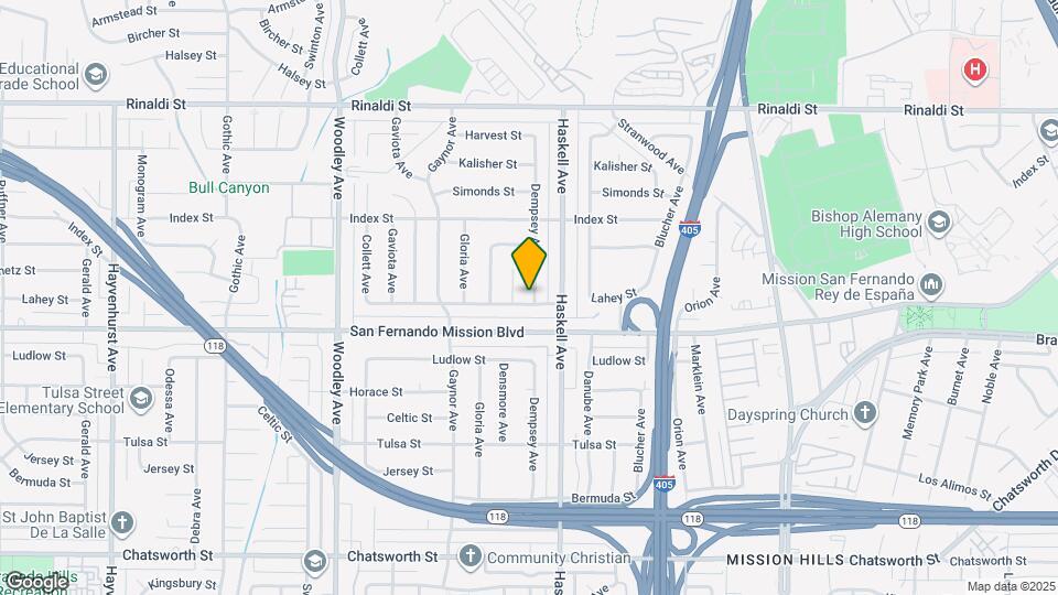 11131 Dempsey Ave Map and Location Details