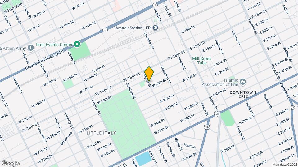 1919 Myrtle St Map and Location Details