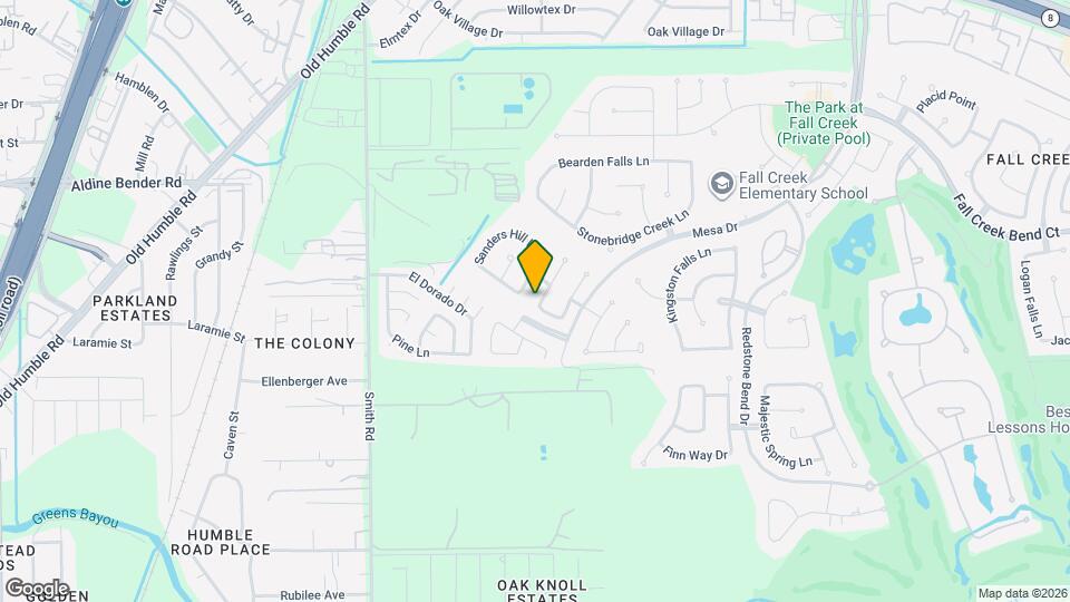 14307 Andrews Ridge Ln Map and Location Details