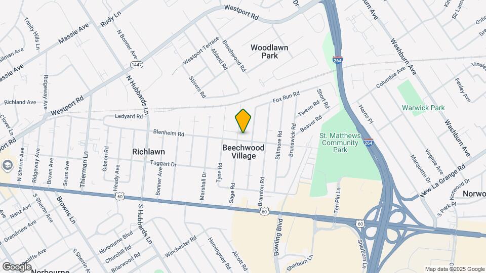 4502 Blenheim Rd Map and Location Details