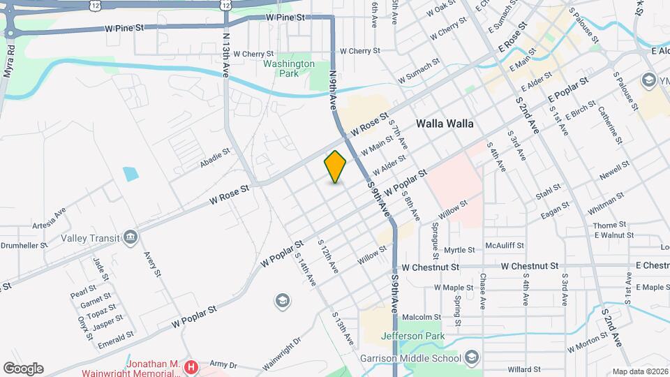 808 W Alder St Map and Location Details