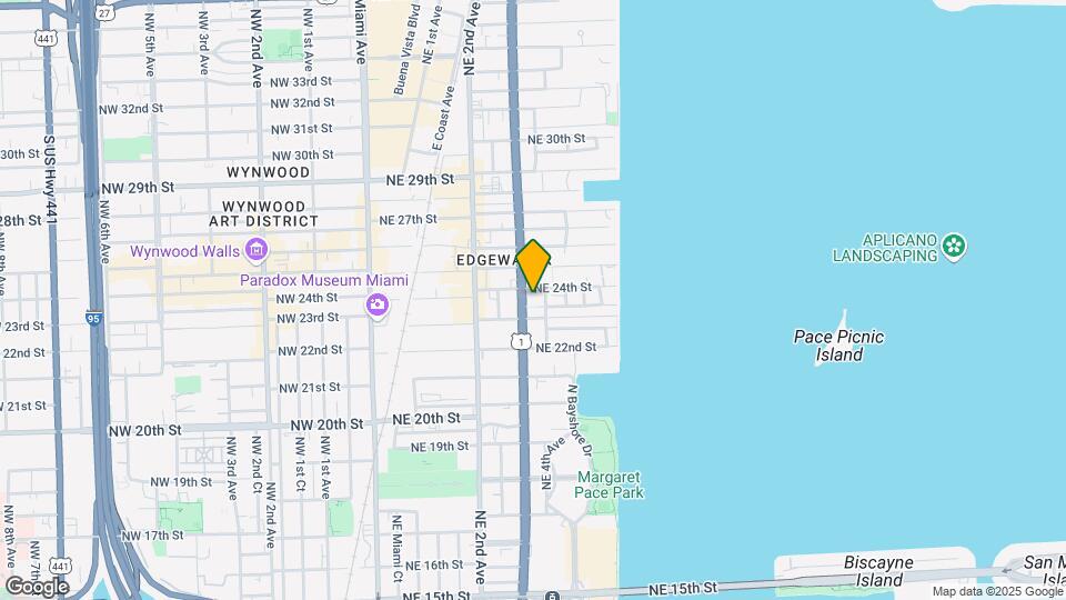350 NE 24th St, Unit #507 Mapa y Detalles de la Ubicación