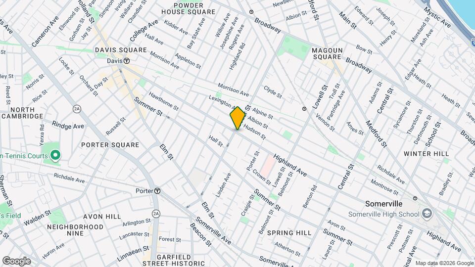 286 Highland Ave, Unit 3 Mapa y Detalles de la Ubicación