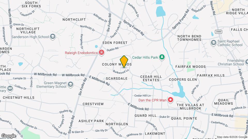 305 Burkwood Ln Map and Location Details