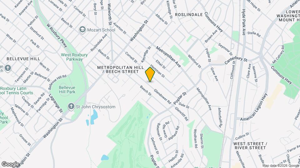 87 Glendower Rd Map and Location Details