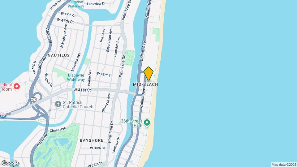 4301 Collins Ave, Unit 609 Map and Location Details