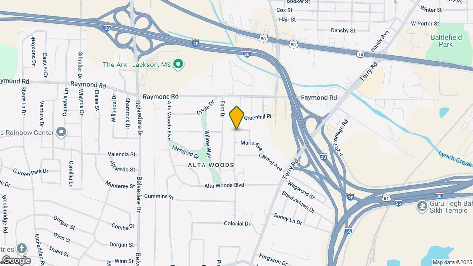 263 Shady Cir Map and Location Details