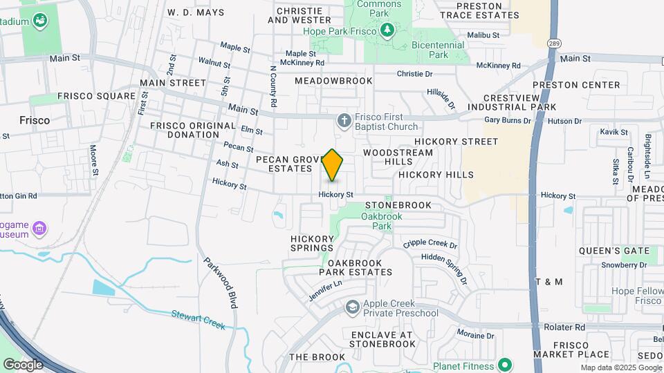 8525 Clearcreek Cir Map and Location Details