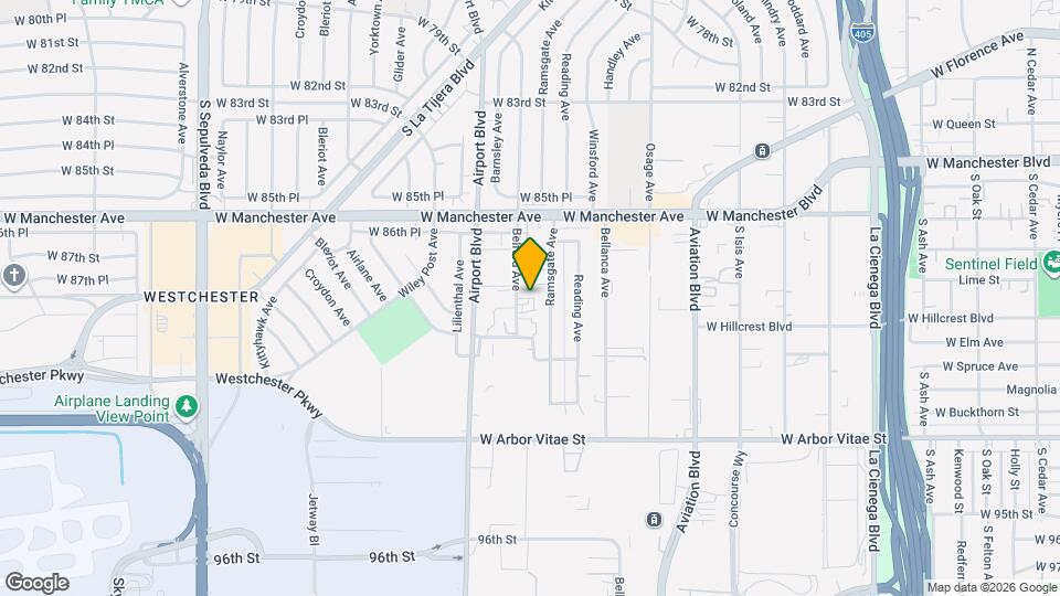 8738 Belford Ave, Unit 8738 Map and Location Details