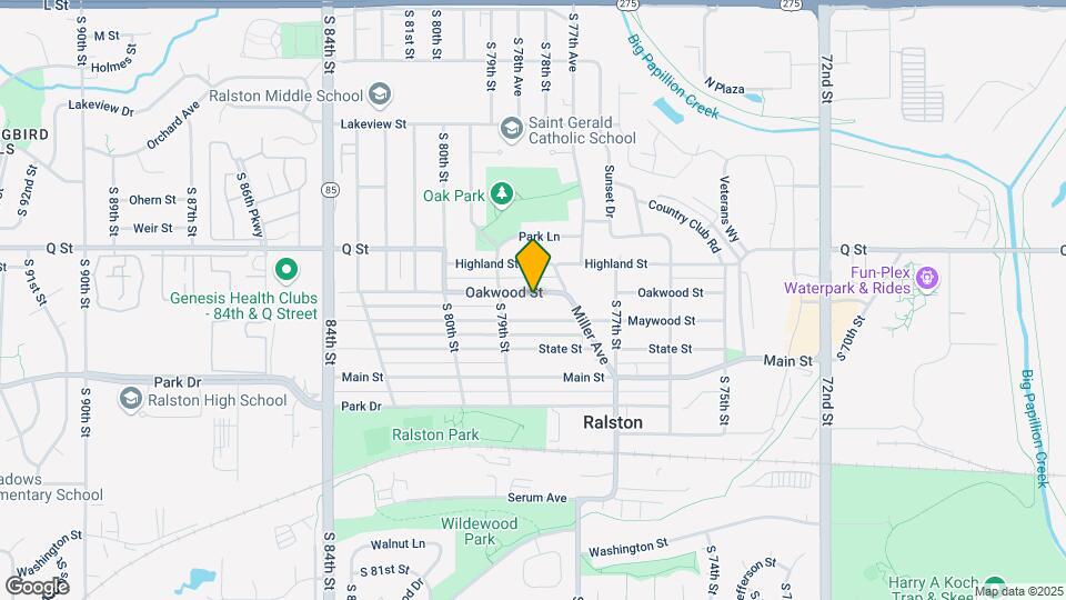 7769 Oakwood St Map and Location Details