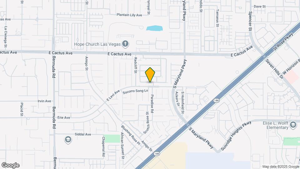 989 Coronado Peak Ave Map and Location Details