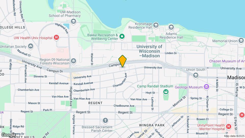 2004-2006 University Ave Map and Location Details