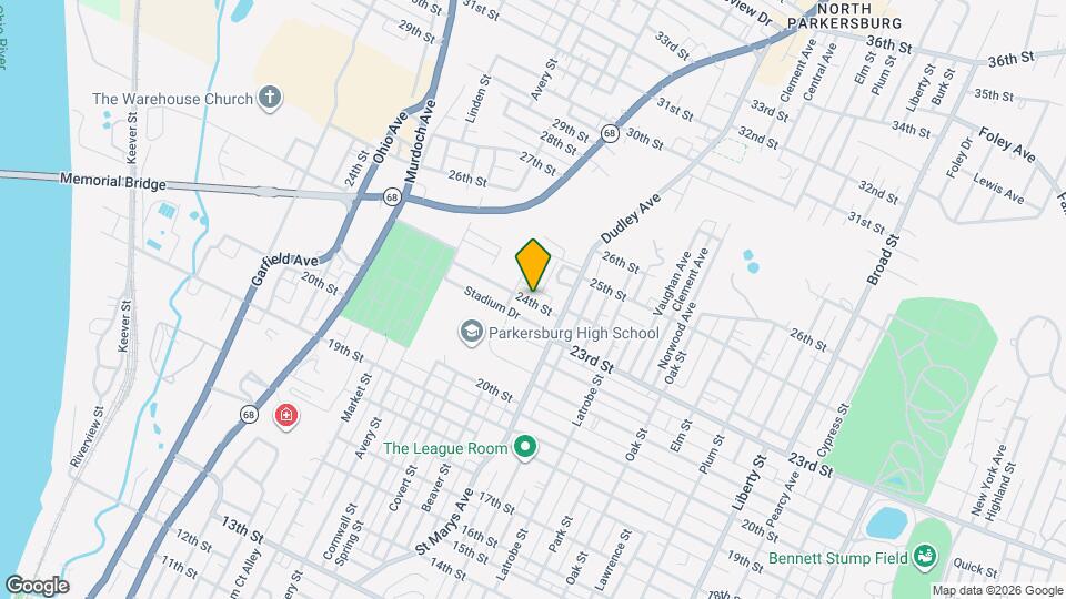 1117 24th St Map and Location Details