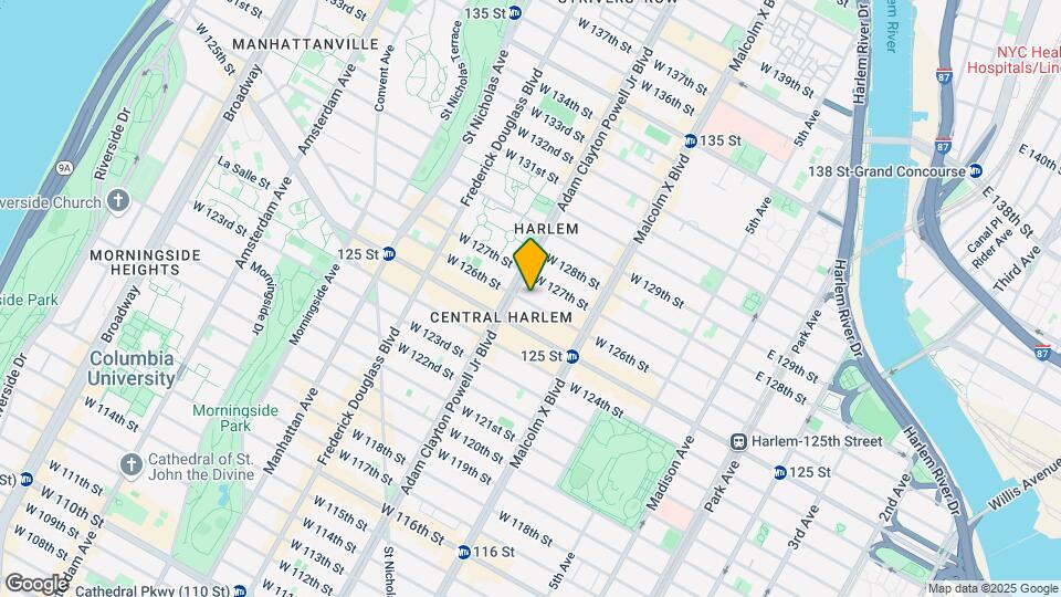 167 W 126th St Map and Location Details